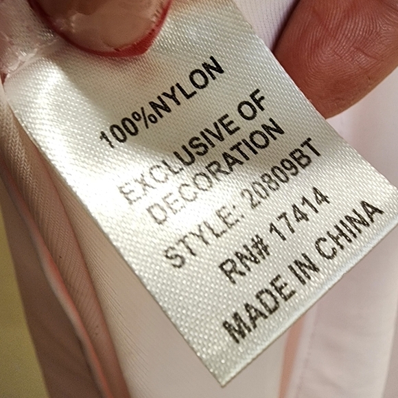 Miss Elaine Classics Pink Old Fashion Sleepwear Nylon Night gown size M - Picture 3 of 9